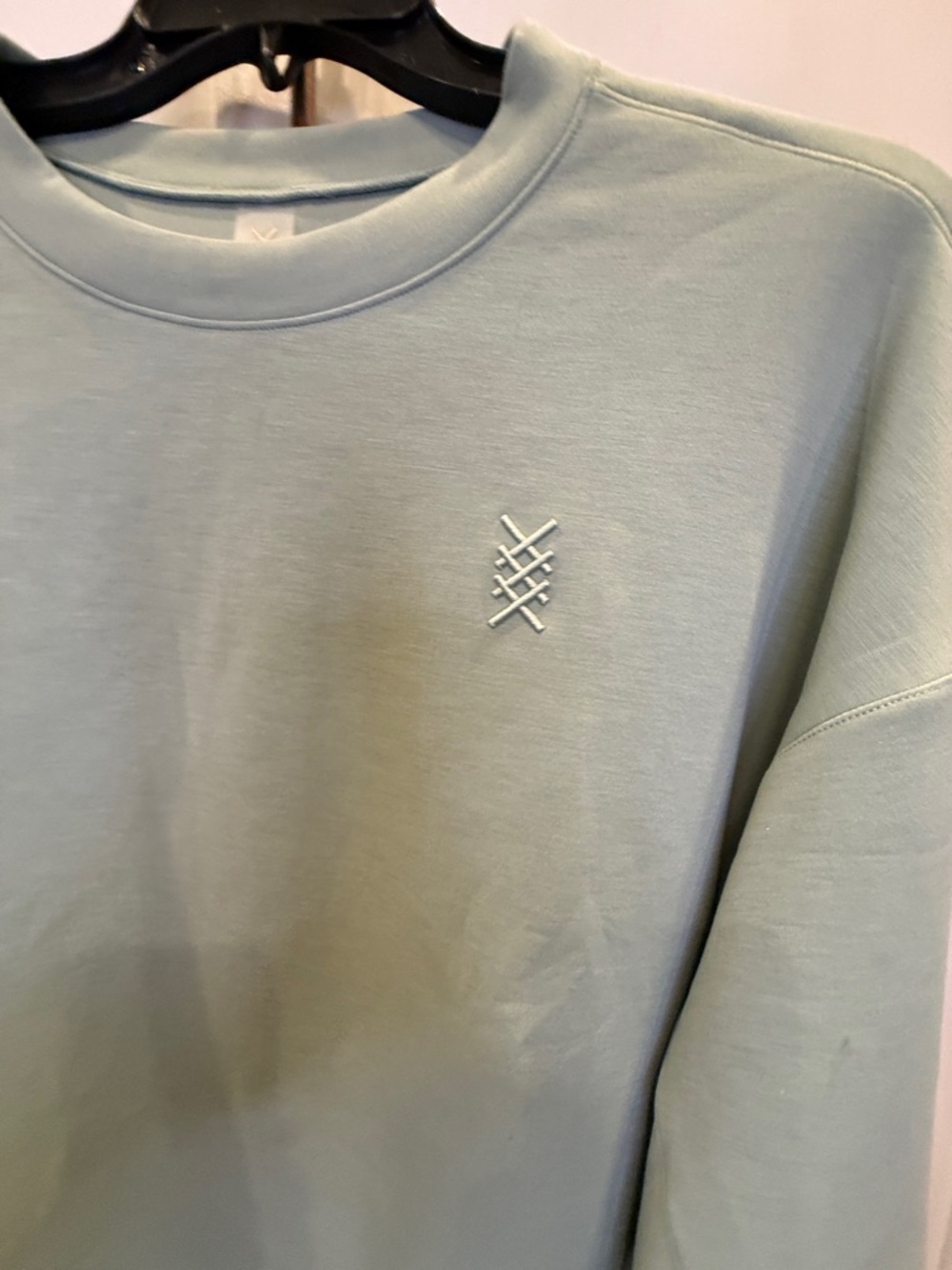 RHONE Crewneck Sweatshirt in Sage Green - Picture 2 of 5